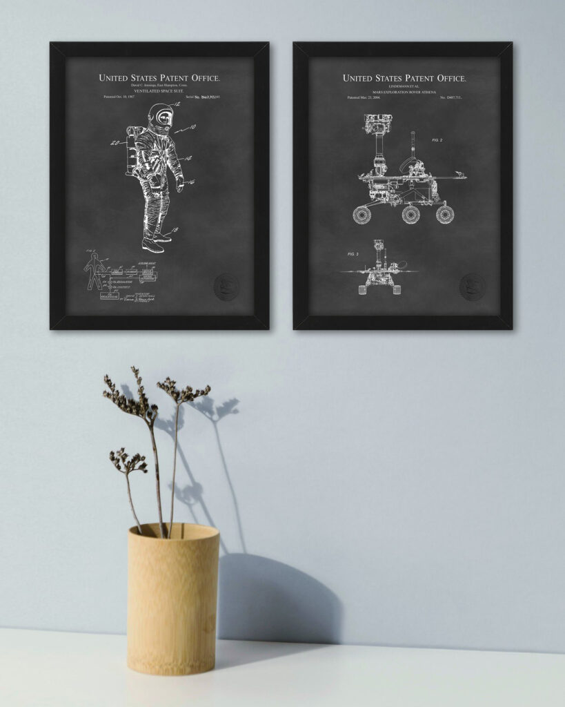 Space Exploration Patent Prints