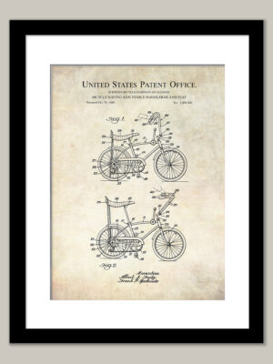 Banana Seat Bicycle Design | 1968 Patent