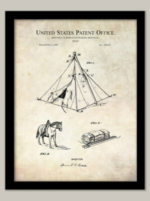Camping Tent Design | 1895 Patent