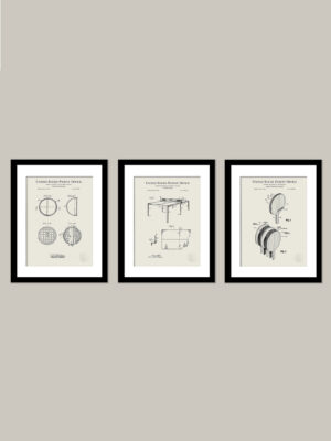 Table Tennis Prints | 3 Classic Patents