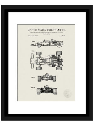 McLaren Racing Car Design | 1973 Patent