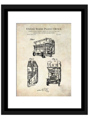 Double Decker Bus Design | 1918 Patent